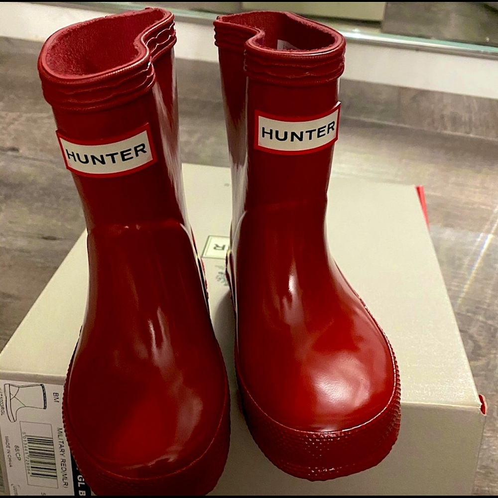 New hunter boots kids/toddler weeklies size 4